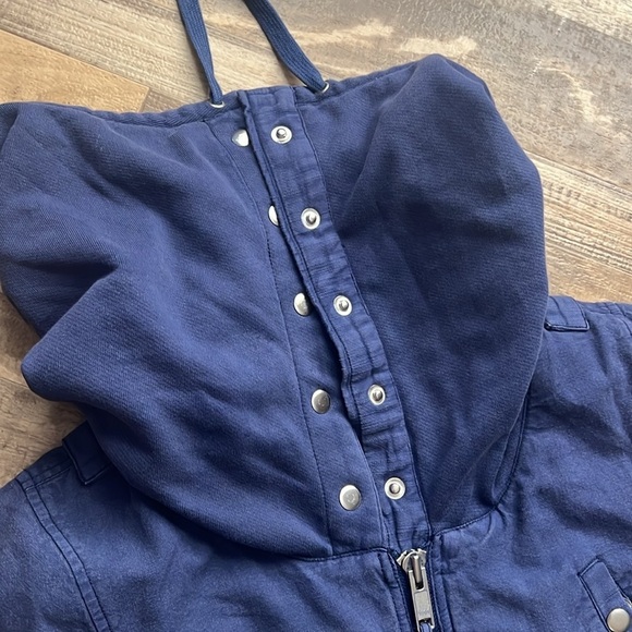 Free People We the Free Surplus Future Utility Parka Blue Size XS NWOT - Picture 8 of 14